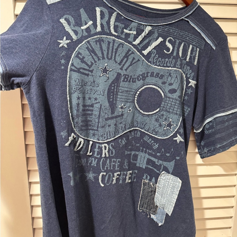 Double D Ranch Navy Graphic Kids T-Shirt